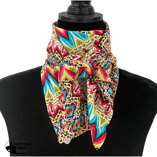 A8005 - Sunrise Rawhide Wild Rag Cowboy Scarf