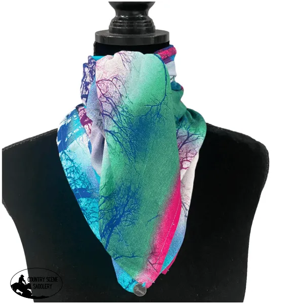 A8008 - Forest Rawhide Wild Rag Cowboy Scarf