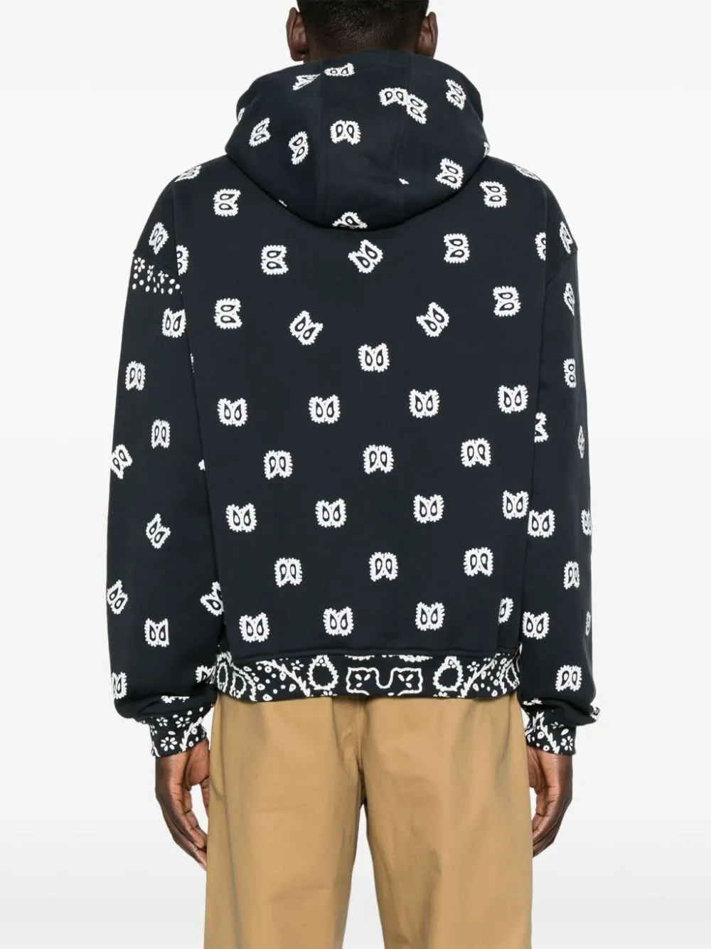 BANDANA PRINT HOODIE