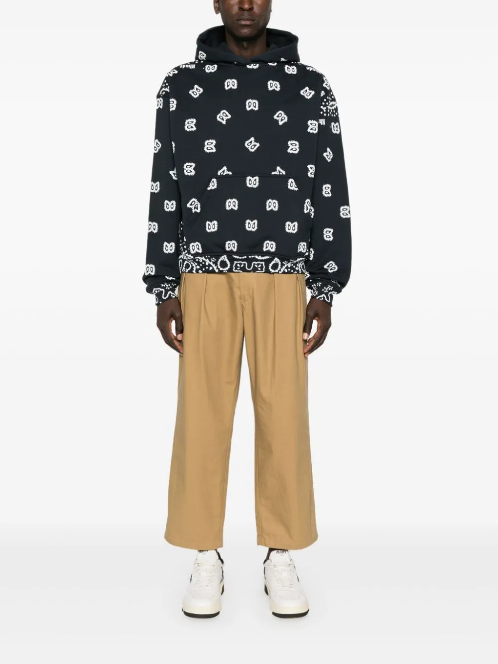 BANDANA PRINT HOODIE
