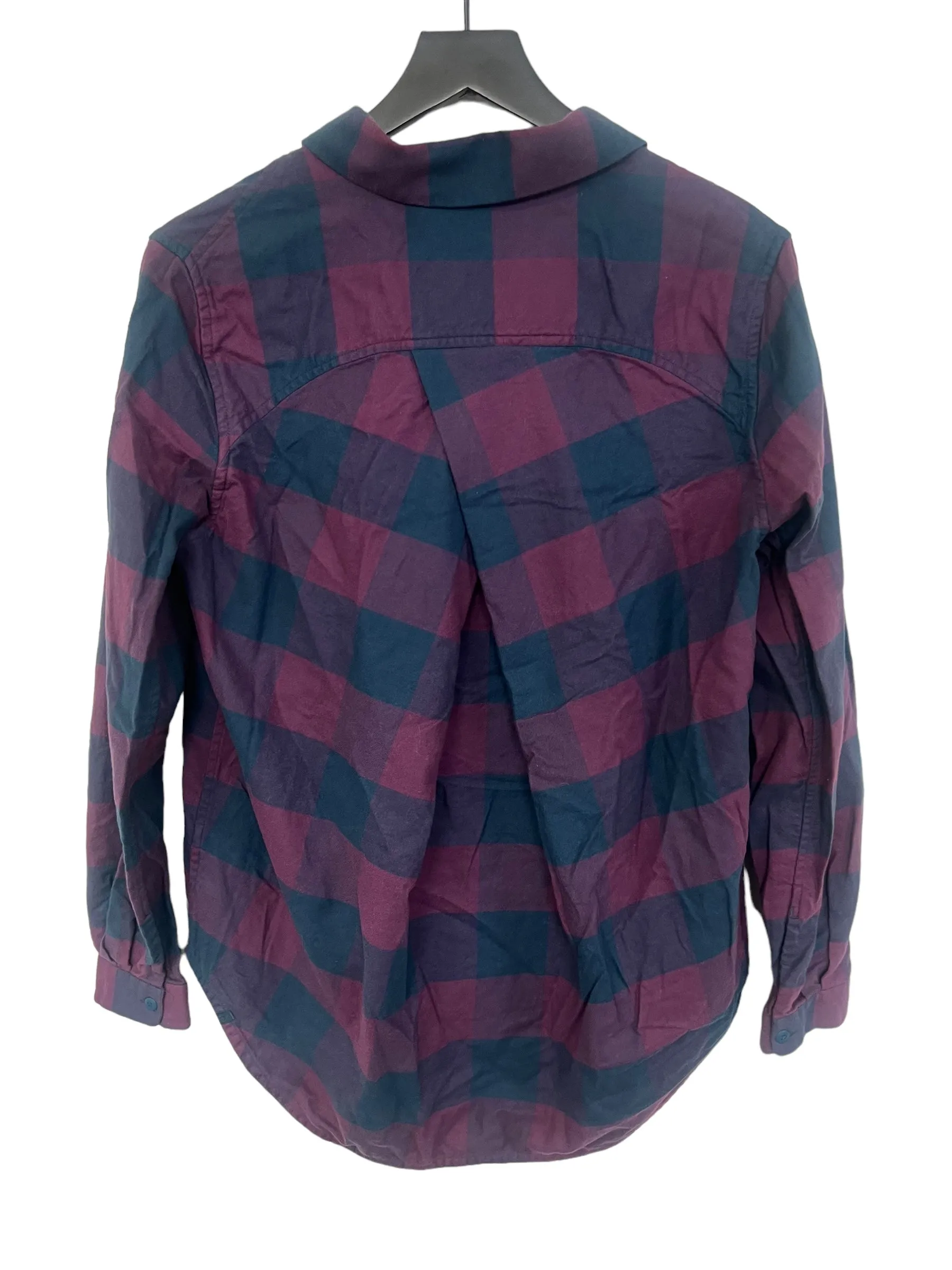 Blue & Purple Blouse Long Sleeve Lululemon, Size 8