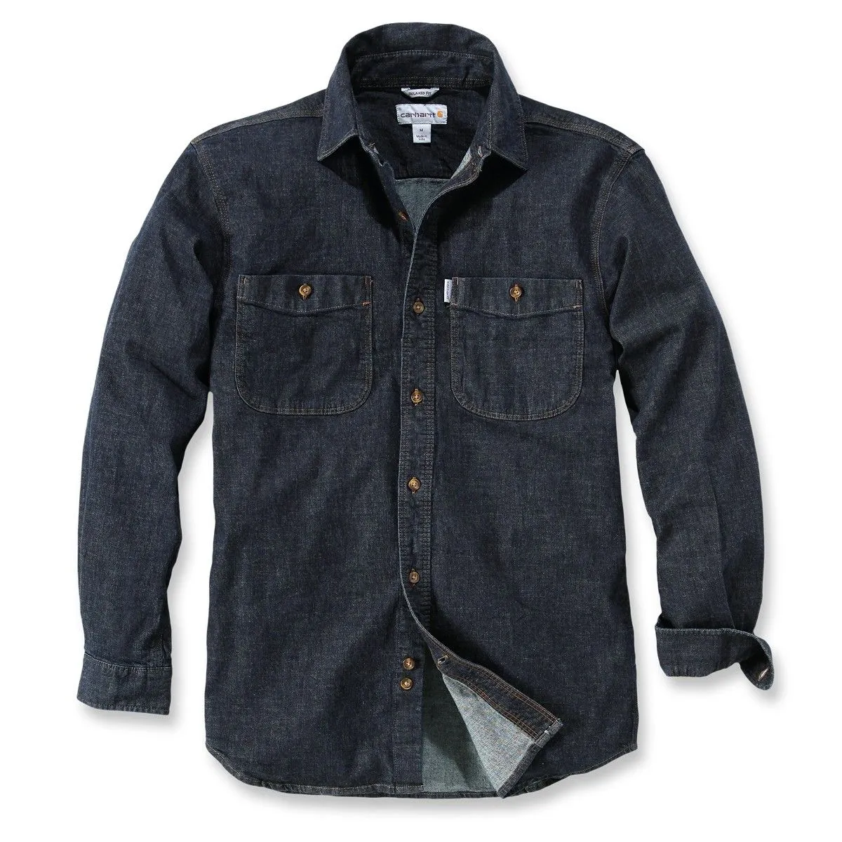 Carhartt&#x20;102257&#x20;Sale&#x3A;&#x20;Rugged&#x20;Flex&#xAE;&#x20;Patten&#x20;Denim&#x20;Shirt&#x20;-&#x20;Rotary&#x20;Rinse