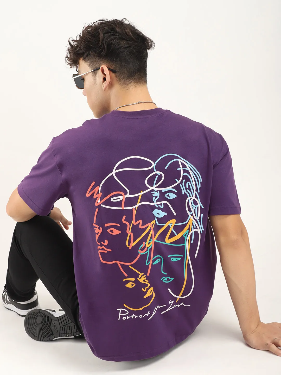 Comfort Purple Oversized T-Shirt