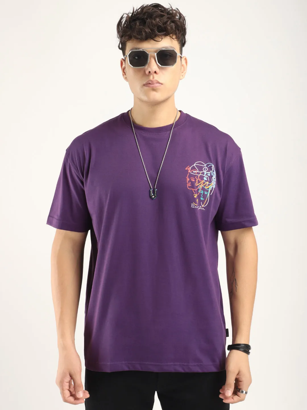 Comfort Purple Oversized T-Shirt