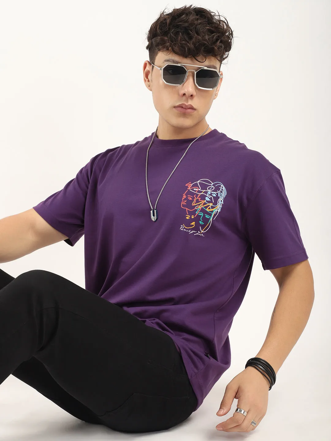 Comfort Purple Oversized T-Shirt