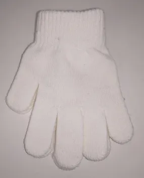 Cream Gloves Infant and Junior Gloves Cotton and Acrylic Lycra Mix