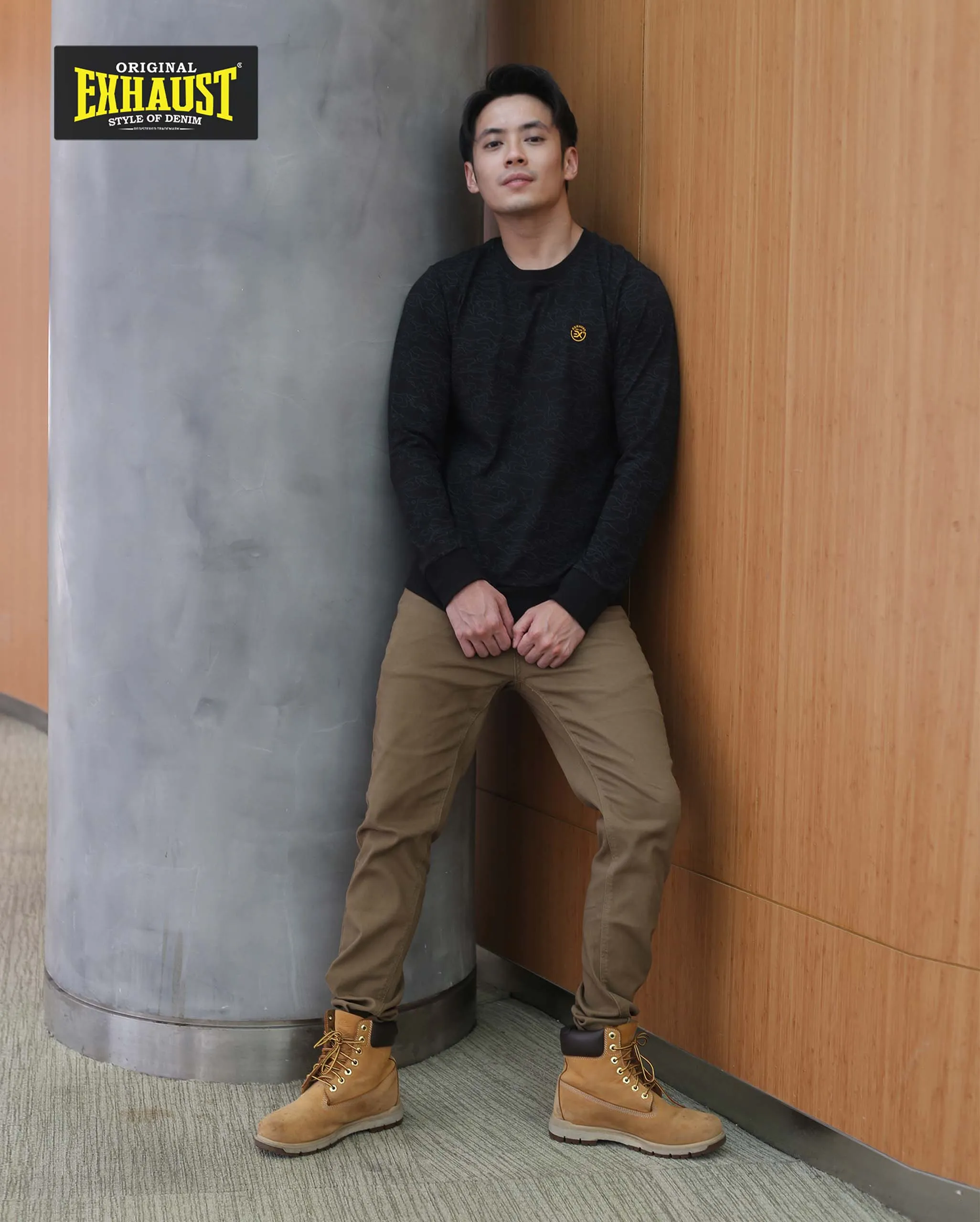 EXHAUST Long Sleeve Sweater 1411