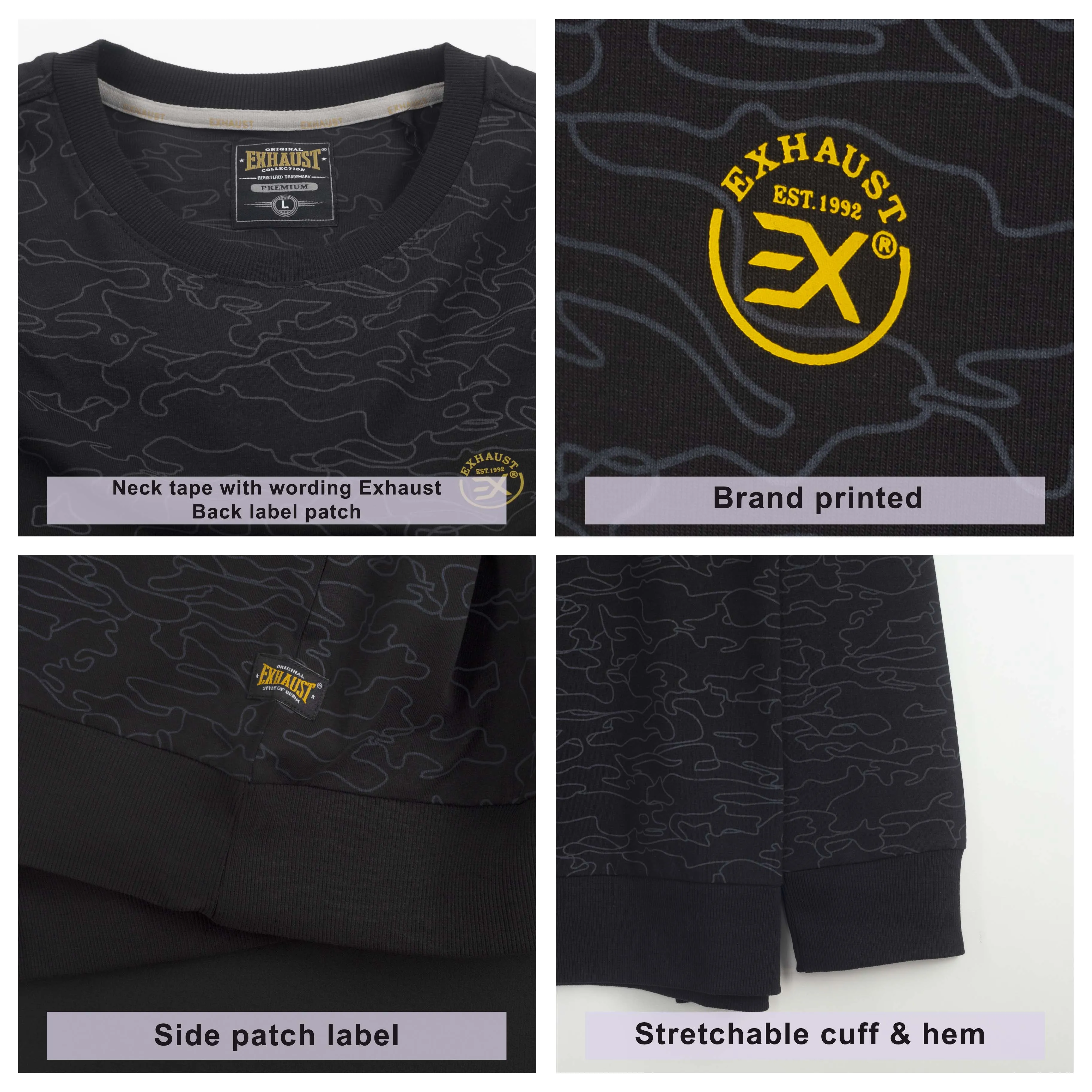 EXHAUST Long Sleeve Sweater 1411