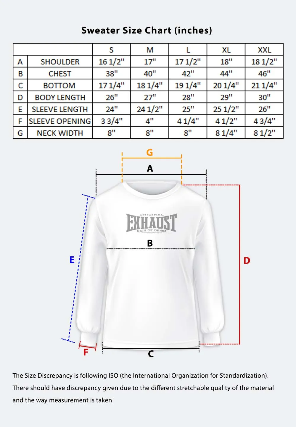 EXHAUST Long Sleeve Sweater 1411