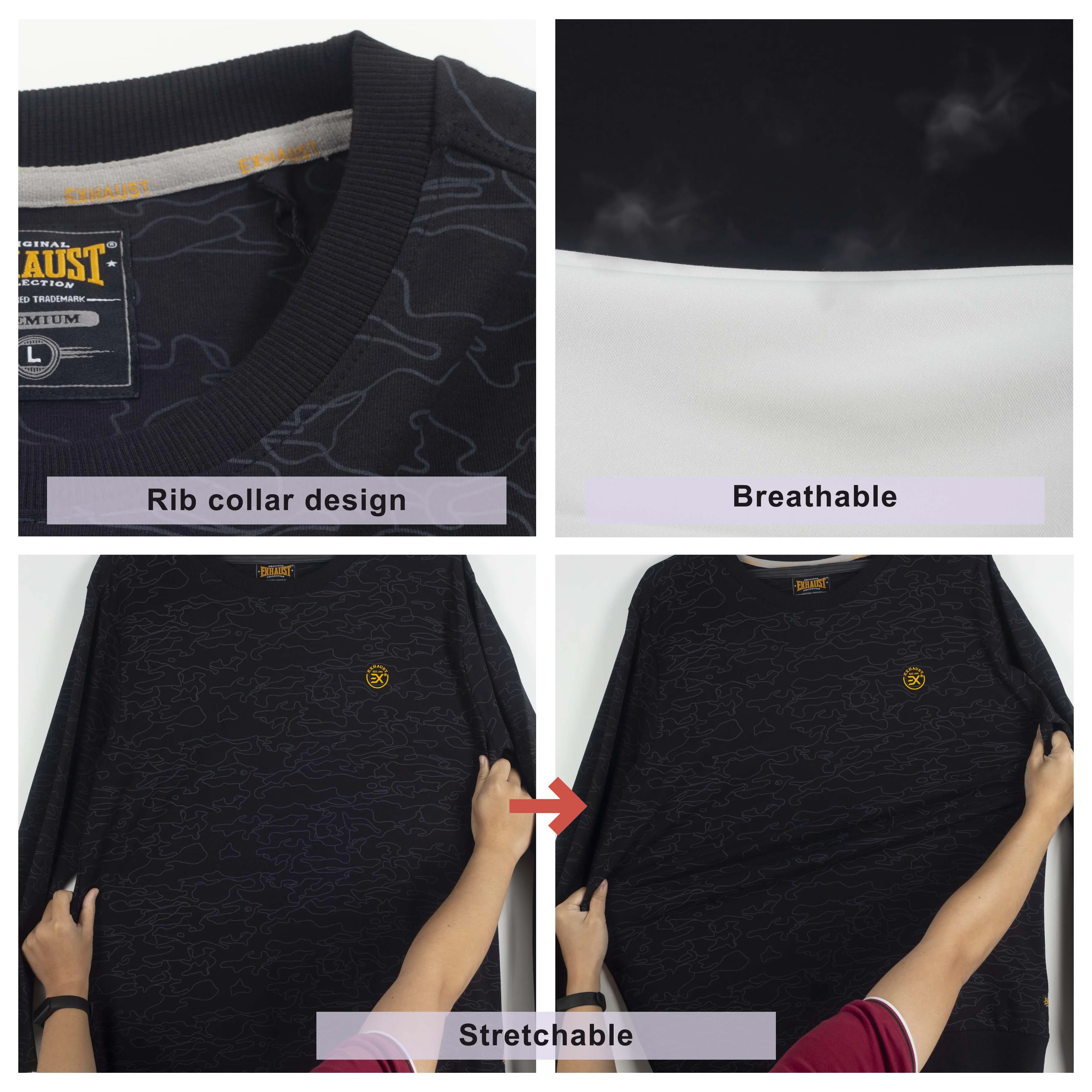 EXHAUST Long Sleeve Sweater 1411