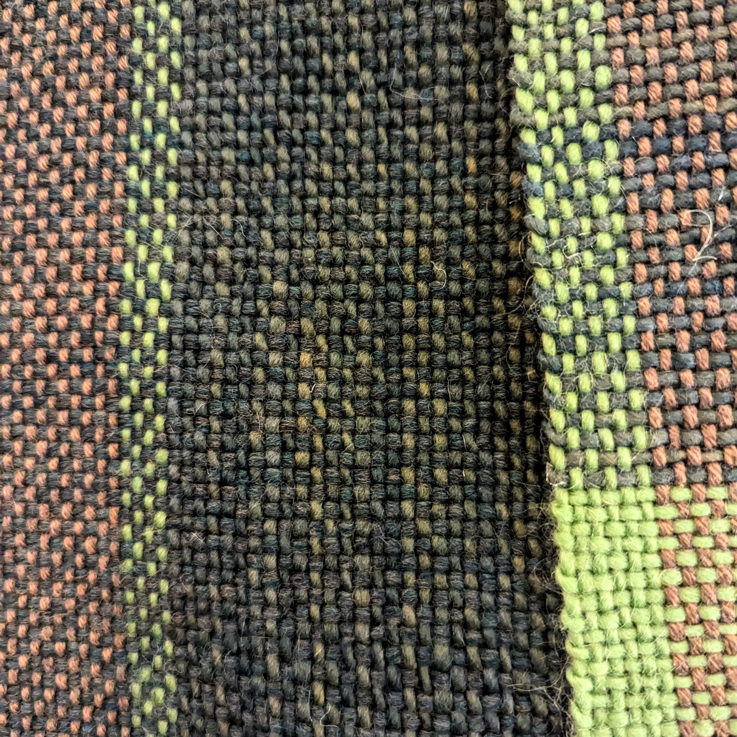 Hemlock Forest Green Handwoven Merino Blend Scarf
