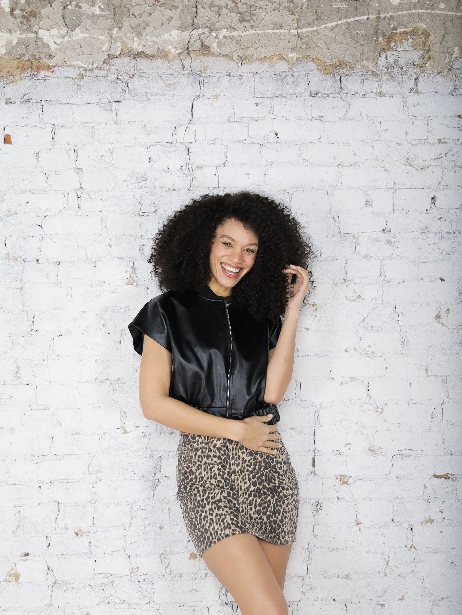 Luca Crop Short Sleeve Jacket