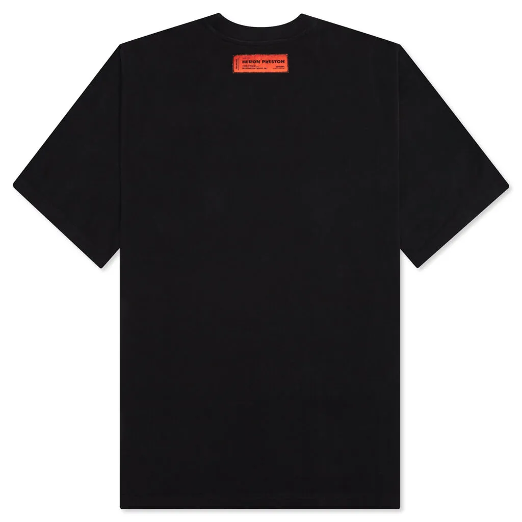 NF CTNMB S/S Tee Neck Logo - Black/White
