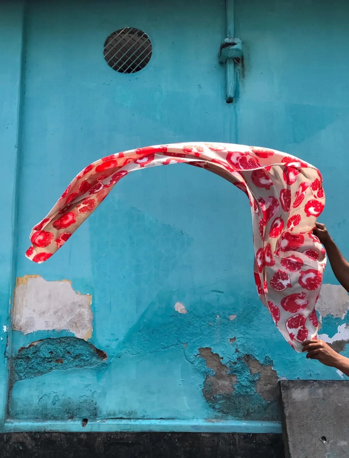 Pomegranate Scarf