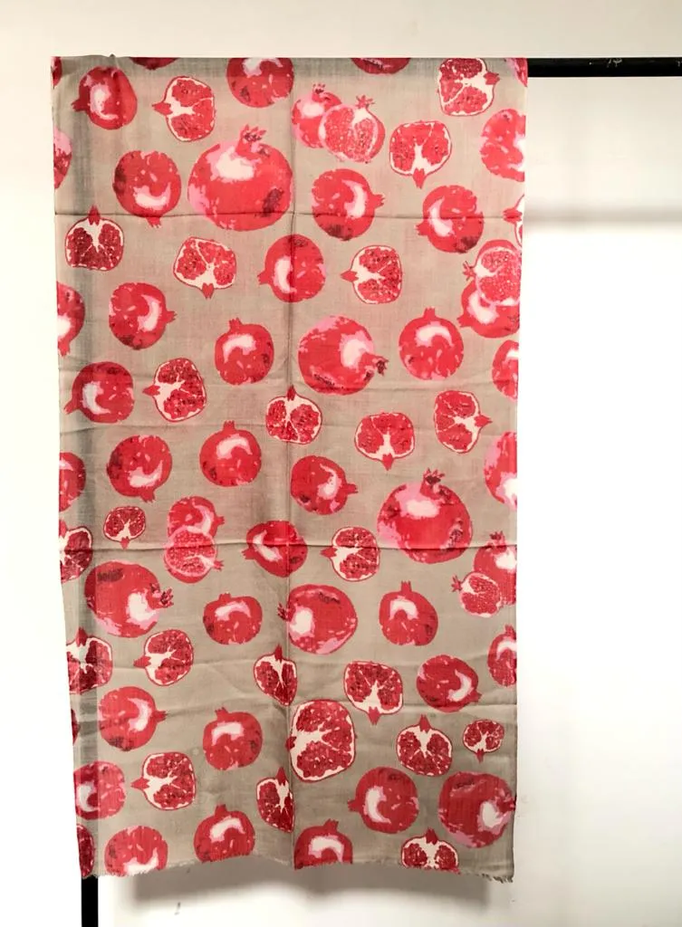 Pomegranate Scarf