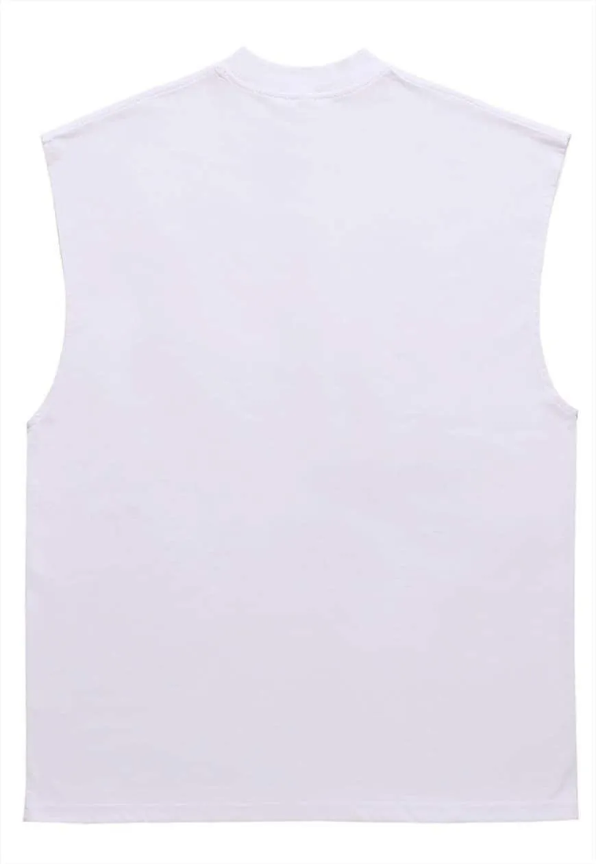 Retro sleeveless t-shirt surfer tank top Vespa poster vest
