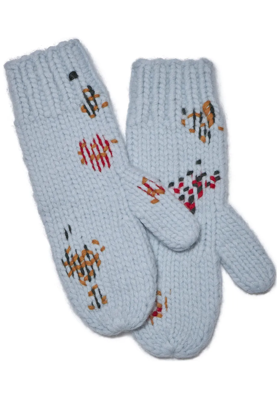 Roan Mittens Light Blue