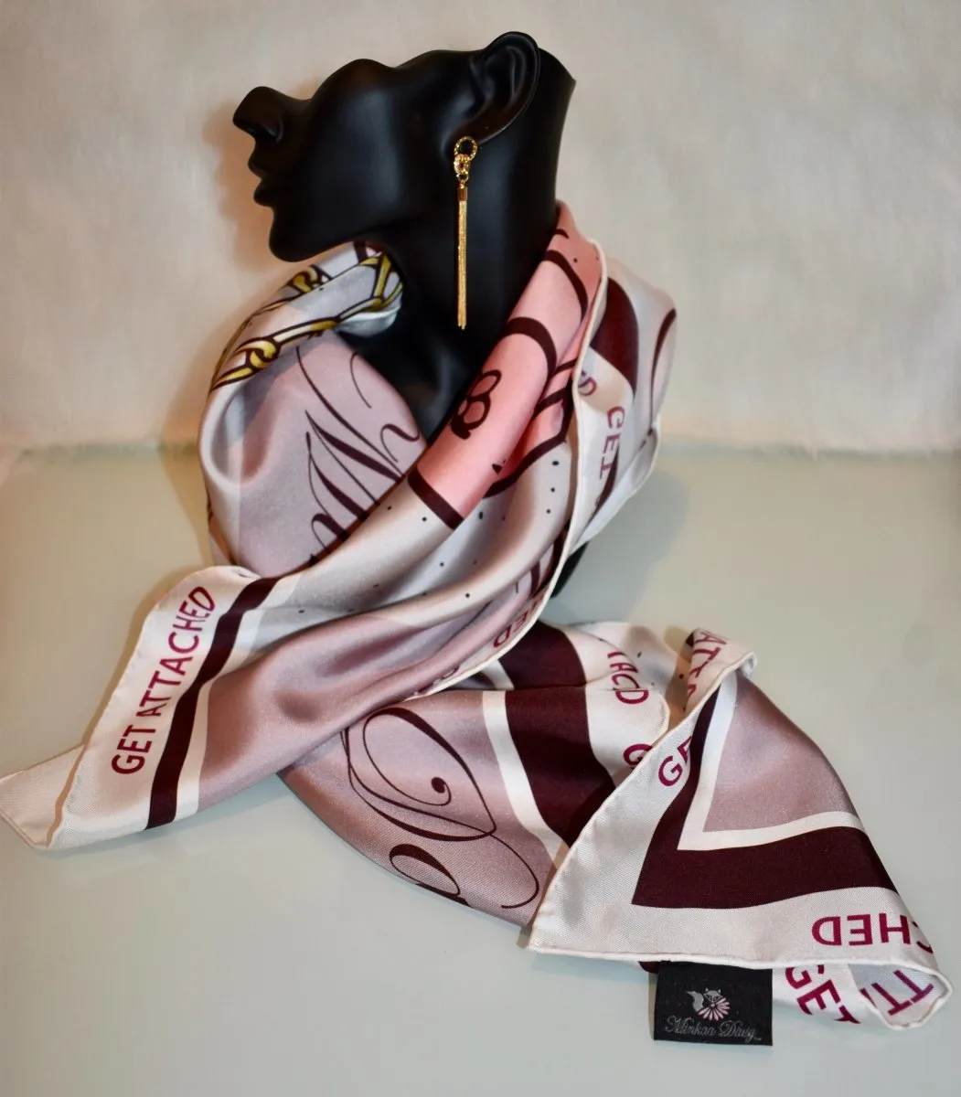 Signature Silk Minkaa Daisy Scarf