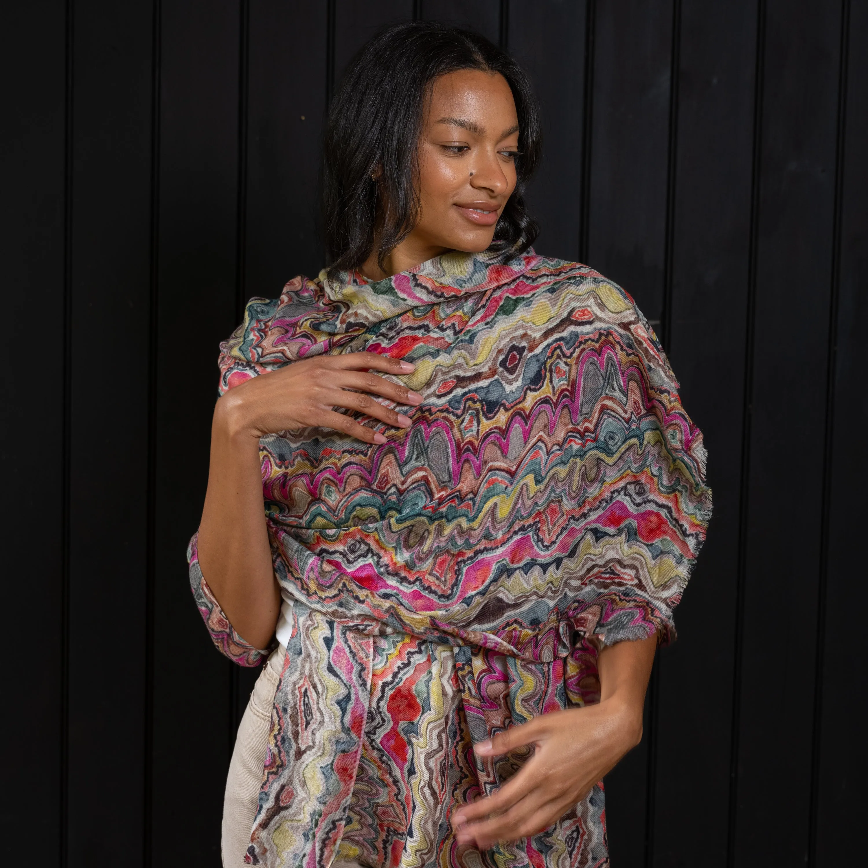 Wool Scarf- Agate